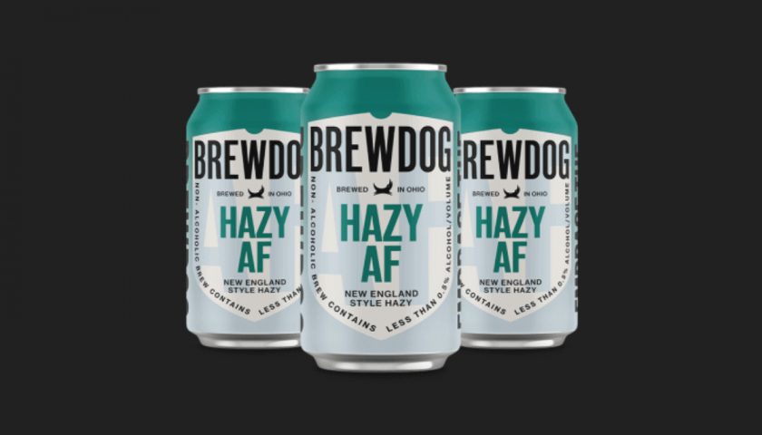 BrewDog Hazy AF Top 10 best non-alcoholic beer to drink in 2022